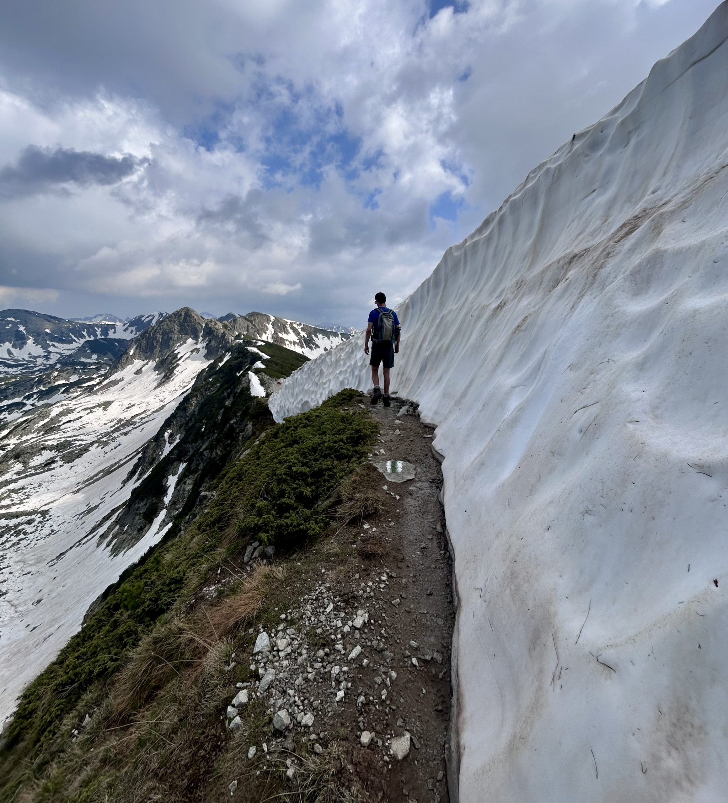 Snowy wilderness scene in Yosemite